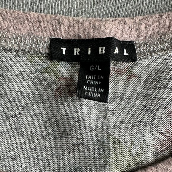 Tribal Floral 3/4 Length Sweater - Picture 3 of 5